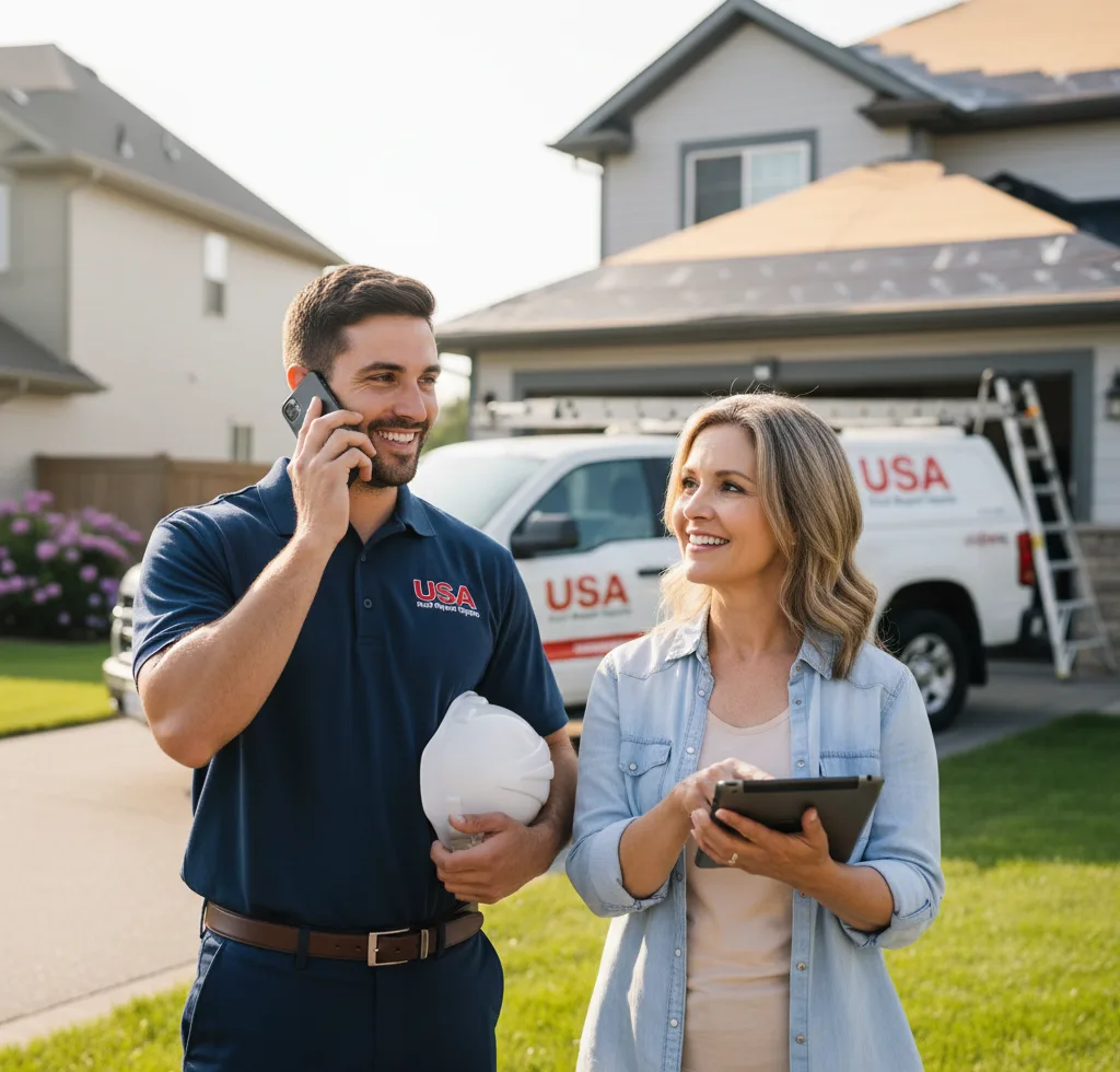 USA Roof Repair Experts customer support in Coral